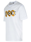 Maglietta di cotone bianco Versace
