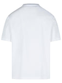 Maglietta di cotone bianco Versace