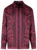 Versace Bourgogne Silk Shirt