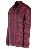 Versace Bourgogne Silk Shirt