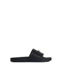 베르사체 블랙 고무 슬리퍼