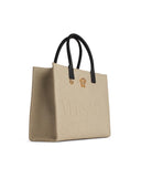 Versace 'Tote' Beige Tela Bag