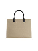 Versace 'Tote' Beige Tela Bag