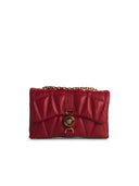 Versace 'Cleio' Small Red Lear Crossbody Bag