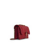 Versace 'Cleio' Small Red Lear Crossbody Bag