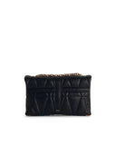 Versace 'Cleio' Small Black Lear Crossbody Bag