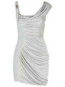 Versace "coktail" abito viscoso d'argento