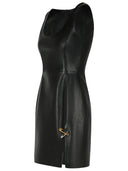 Versace Black Lear Dress