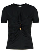 Maglietta versace nera viscosa