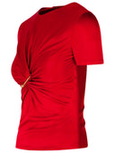 Versace 'Medusa' Red Viscose T Shirt