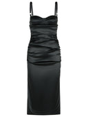 Dolce & Gabbana zwarte acetaatjurk