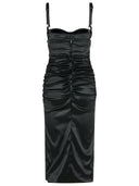 Dolce & Gabbana zwarte acetaatjurk