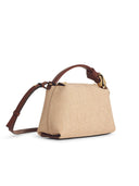 Jw Anderson ' Corner' Crossbody Bag In Beige Lear Blend