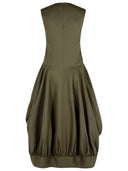 JW Anderson 'Baloon' Vestido de algodón verde