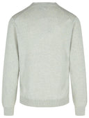 Maison Kitsuné Cargigan 'Bold Fox' In Light Grey Wool