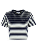 Maison Kitsuné Navy Cotton T Shirt