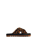 Stella Mc Cartney 'Leo' Multicolor de Lear Blend Slippers