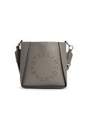 Stella Mc Cartney 'Soft' Grey Vegan Lear Crossbody Bag