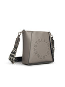 Stella Mc Cartney 'Soft' Grey Vegan Lear Crossbody Bag