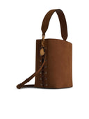 Bolsa Crossbody de gamuza marrón 'suave' de Stella Mc Cartney