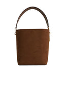 Bolsa Crossbody de gamuza marrón 'suave' de Stella Mc Cartney
