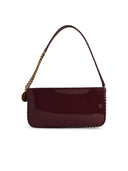 Stella Mc Cartney 'Mat' Burgundy Faux Lear Bag