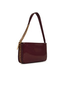 Stella Mc Cartney 'Mat' Burgundy Faux Lear Bag