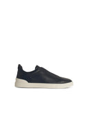 Zegna 'Triple' Blue Lear Sneakers