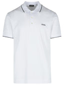 Polo en coton blanc zegna