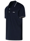 Zegna Polo Shirt In Blue Cotton