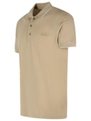Zegna Beige Baumwollpolo -Hemd