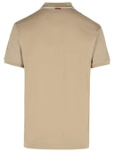 Zegna Beige Baumwollpolo -Hemd
