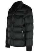 800 Black Polyester Down Jacket