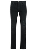 800 svarte denim jeans
