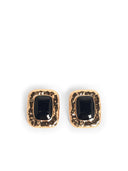 Self Portrait Mottled' Gold Plated Brass Earrings
