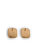 Self Portrait Mottled' Gold Plated Brass Earrings