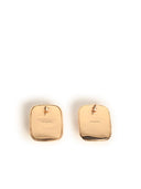 Self Portrait Mottled' Gold Plated Brass Earrings