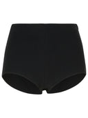 자화상 검은 폴리 에스테르 블렌드 culottes