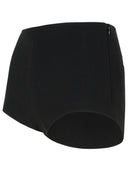 자화상 검은 폴리 에스테르 블렌드 culottes