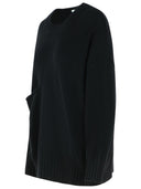 Colorush 'Ziggy Boyfriend' Black Cashmere Blend Sweater