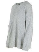Colorush 'Ziggy Boyfriend' Grey Cashmere Blend Sweater