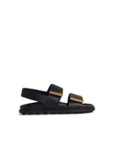 Tod's Black Lear Sandals