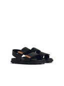 Tod's Black Lear Sandals