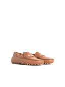 Tod's Brown Lear Loafers