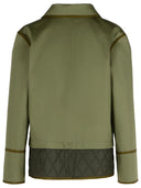 Veste de mélange en coton vert fay