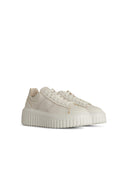 Hogan 'Stripes' White Lear Sneakers