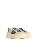 Hogan 'H Stripes' Ivory Lear Sneakers