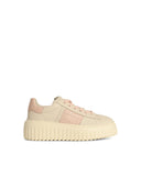 Hogan 'H Stripes' Ivory Lear Sneakers