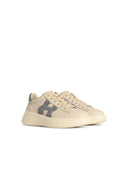 Hogan 'Rebel H526' White Lear Sneakers