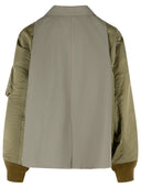 791 'Bonding' Green Polyester Blend Jacket